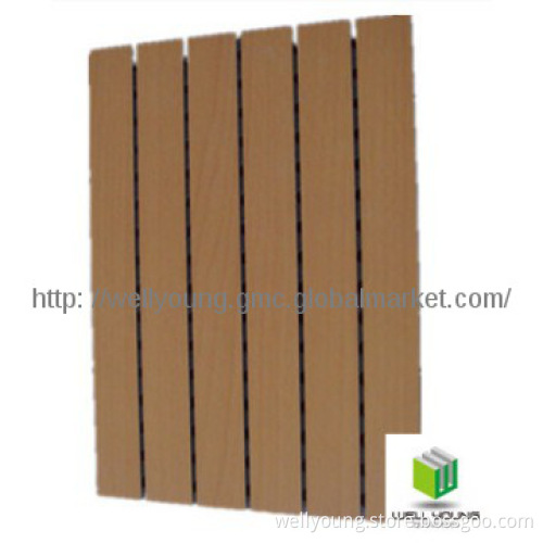 Acoustic slot perforated mgo panel